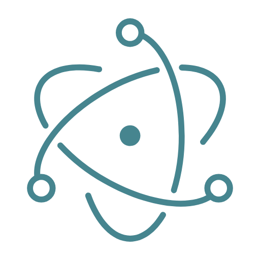 Electron.js logo